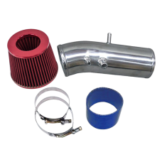 Air Intake Pipe + Air Filter For Toyota Supra MK3 MK4 Aluminum 4" Inlet with Hose and Clamps