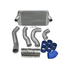 FMIC Front Mount Intercooler + 3.25" Piping Pipe Tube Kit For 99-03 Ford 7.3L PowerStroke F250 F350