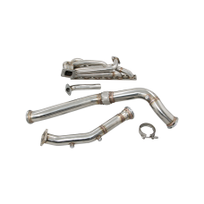 T3 Top Mount Turbo Manifold Downpipe For BMW E46 M52 M54 Engine NA-T
