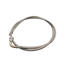 AN4 4 AN 4AN Stainless steel Braided Oil Feed Line Hose 80" Male to Female